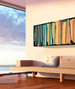 Crackle Abstract Painting